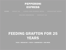 Tablet Screenshot of pepperoni-express.com